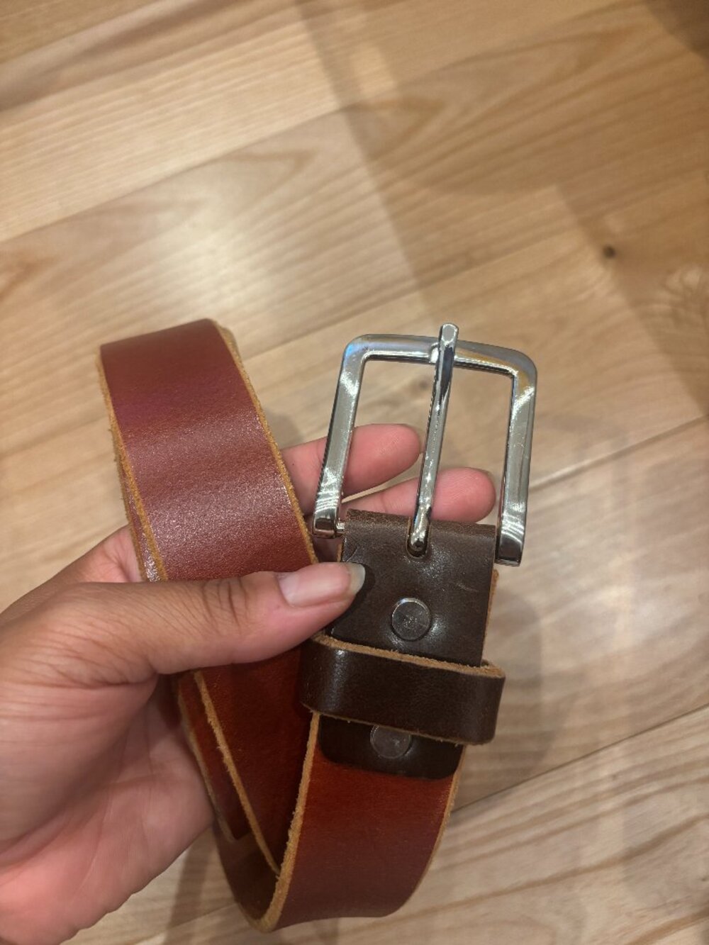 Remo Tulliani Men's Brown Leather Belt | 48